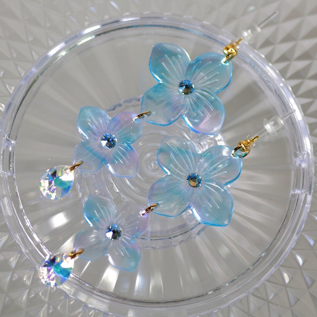 綾華イメージ あじさいピアス・イヤリング