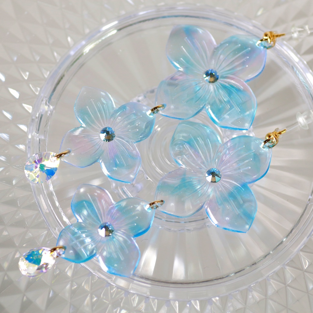 綾華イメージ あじさいピアス・イヤリング