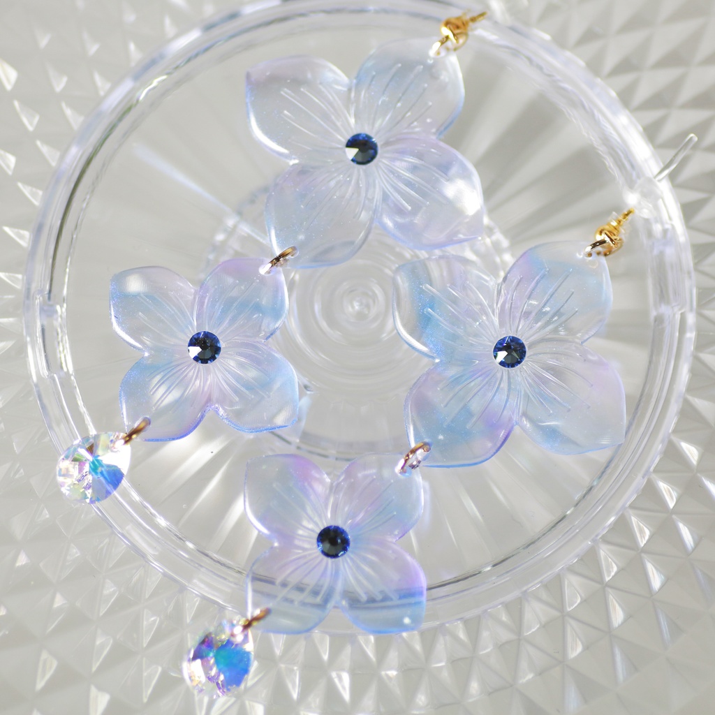 綾人イメージ あじさいピアス・イヤリング