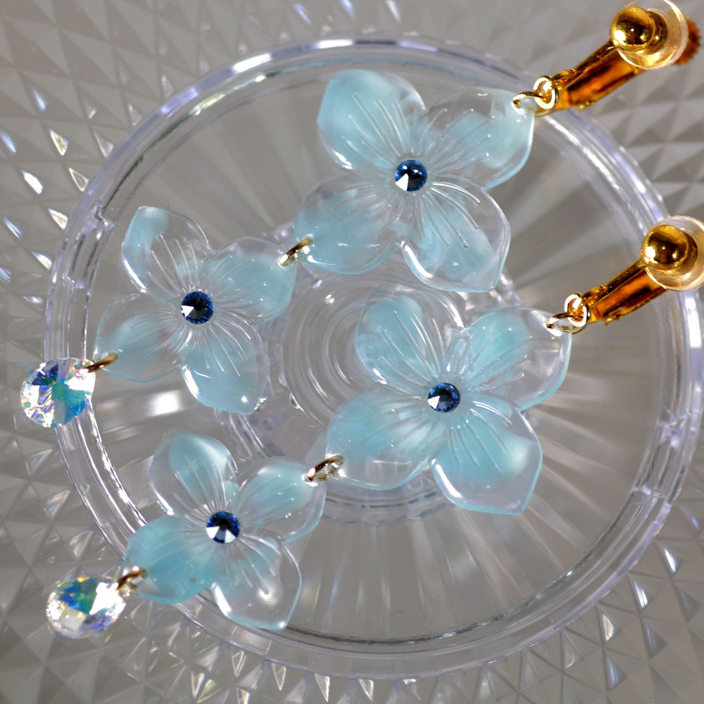 綾人イメージ あじさいピアス・イヤリング