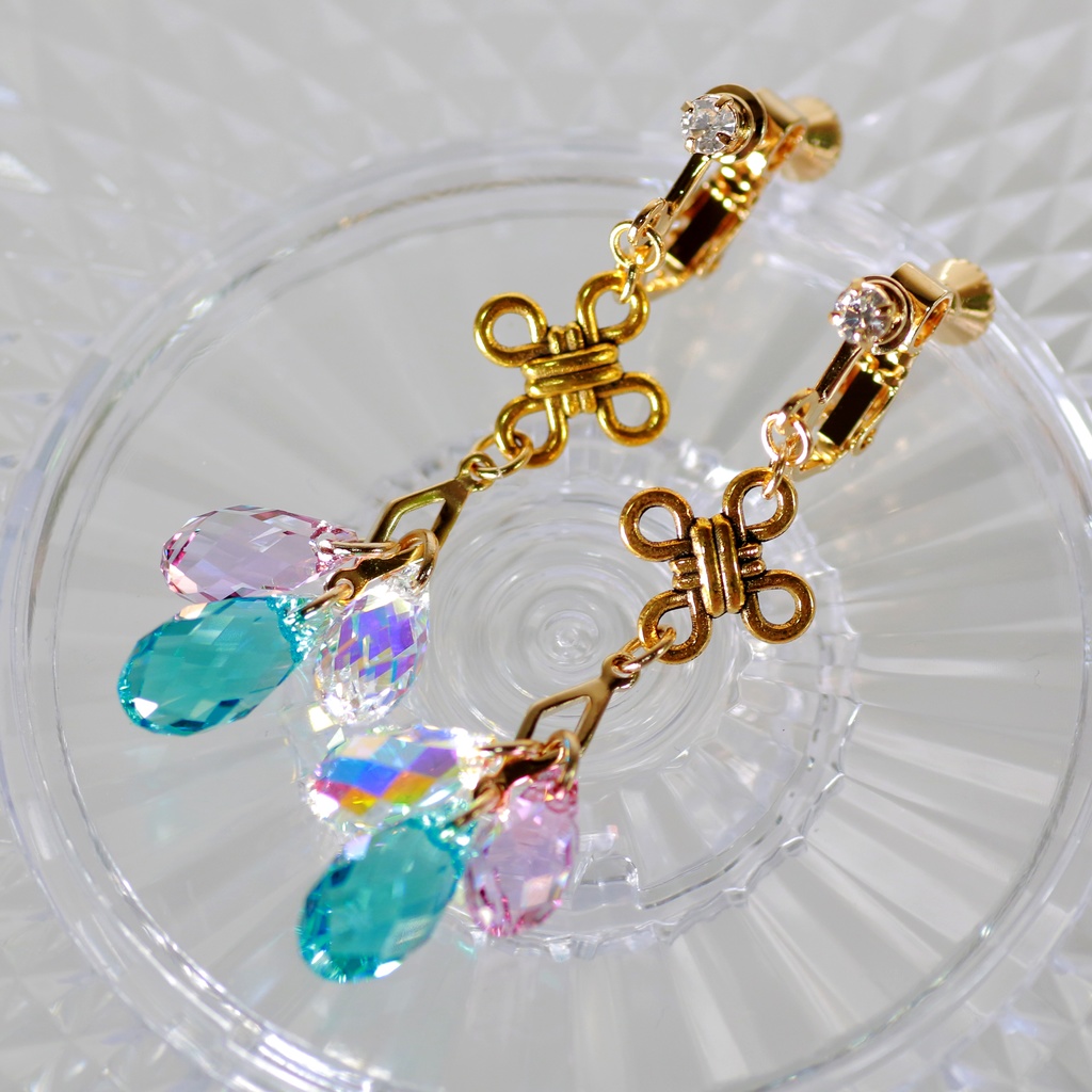 魈イメージ　しずくスワロ　ピアス・イヤリング