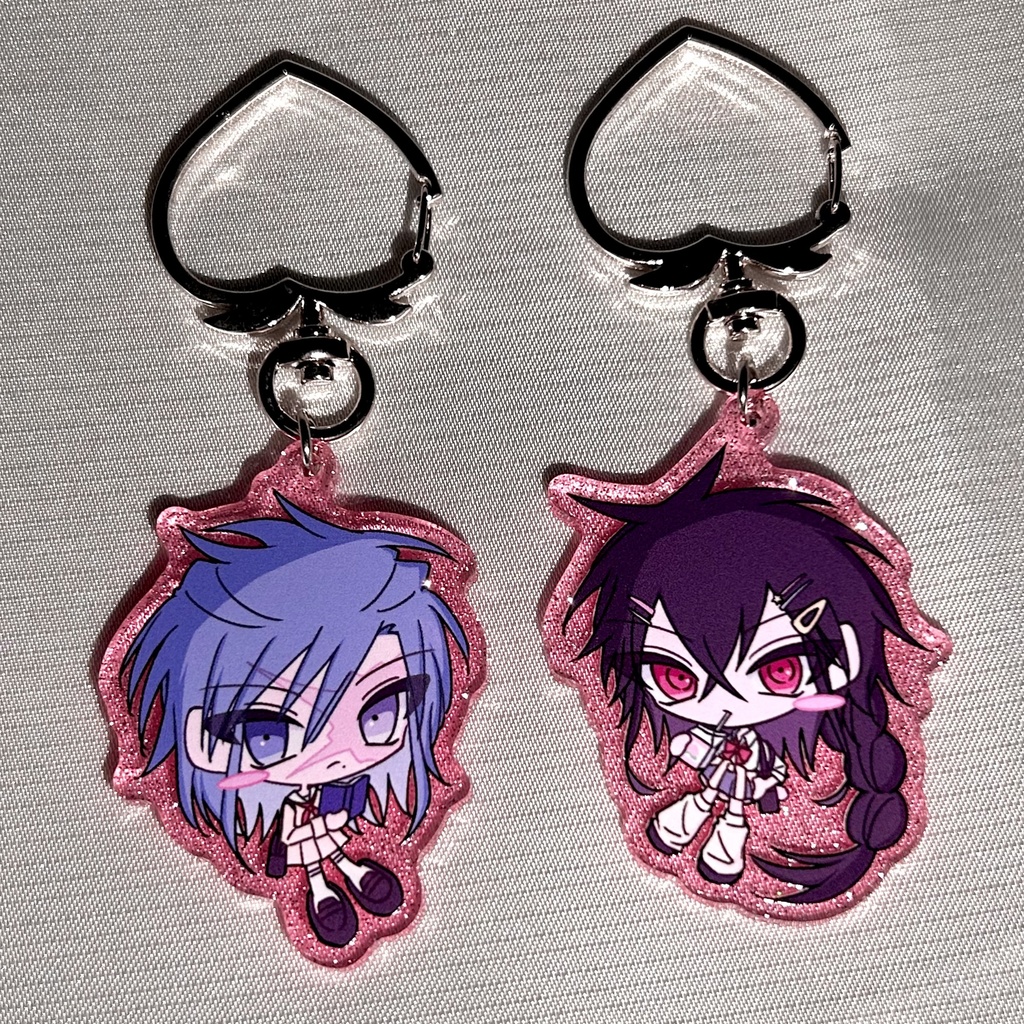 ラメアクリルキーホルダー