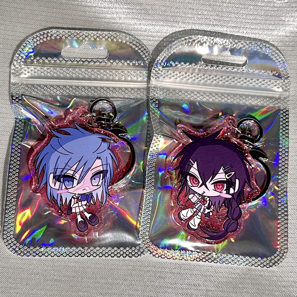 ラメアクリルキーホルダー