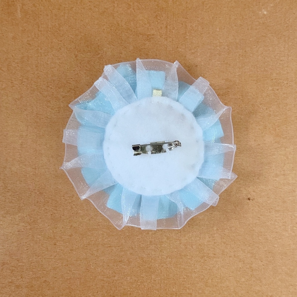 缶バッジロゼット バッグチャーム セット ブルーカラー スター