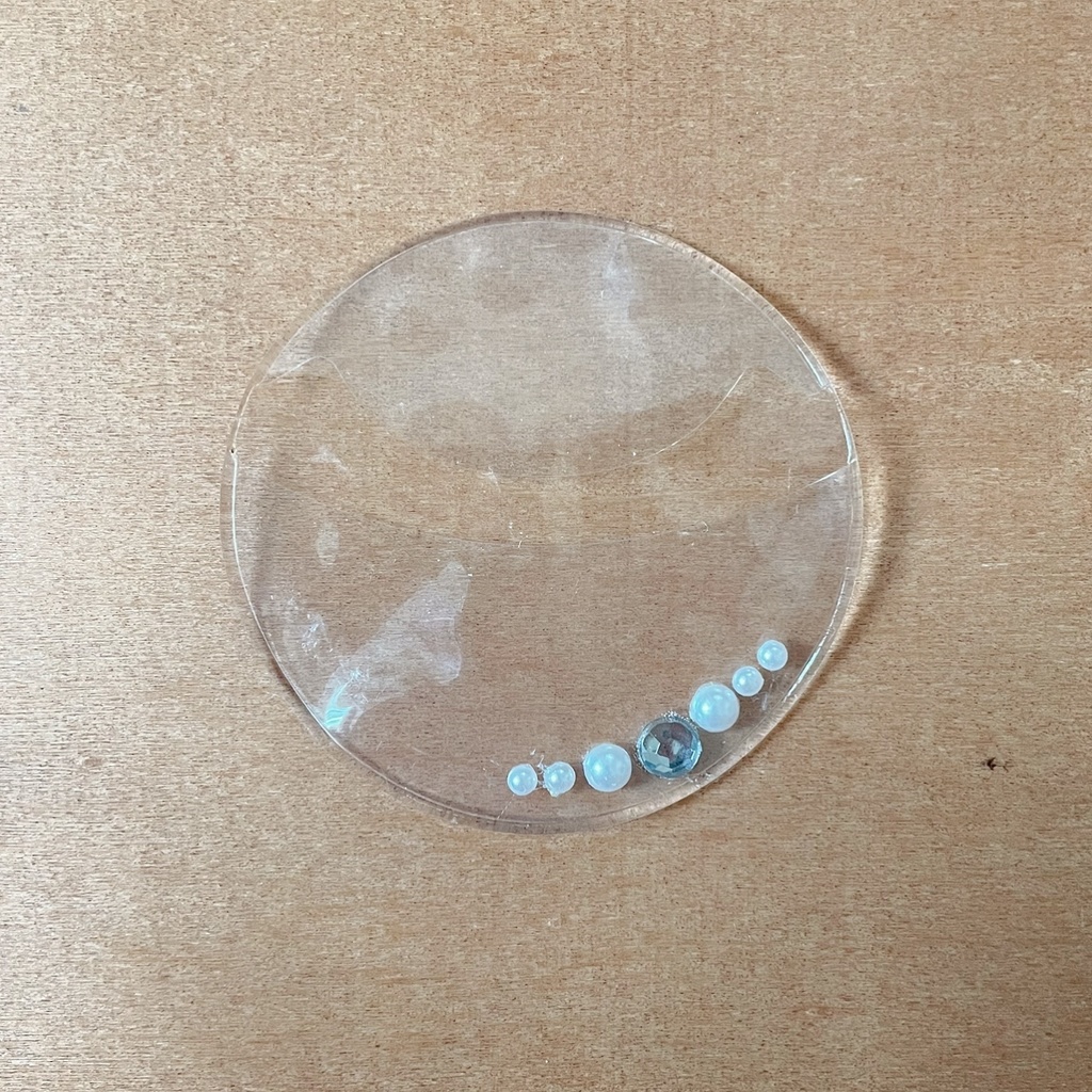 天使の羽根 缶バッジロゼット キンブレリボン 缶バッジカバー ホワイト セット