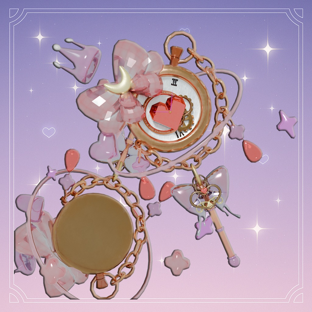 Magic Wand 3D Model Set