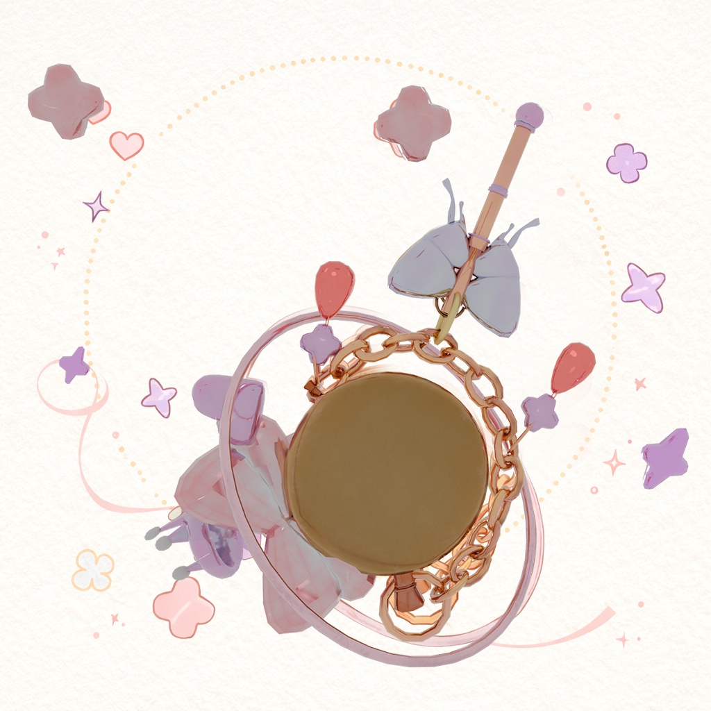 Magic Wand 3D Model Set