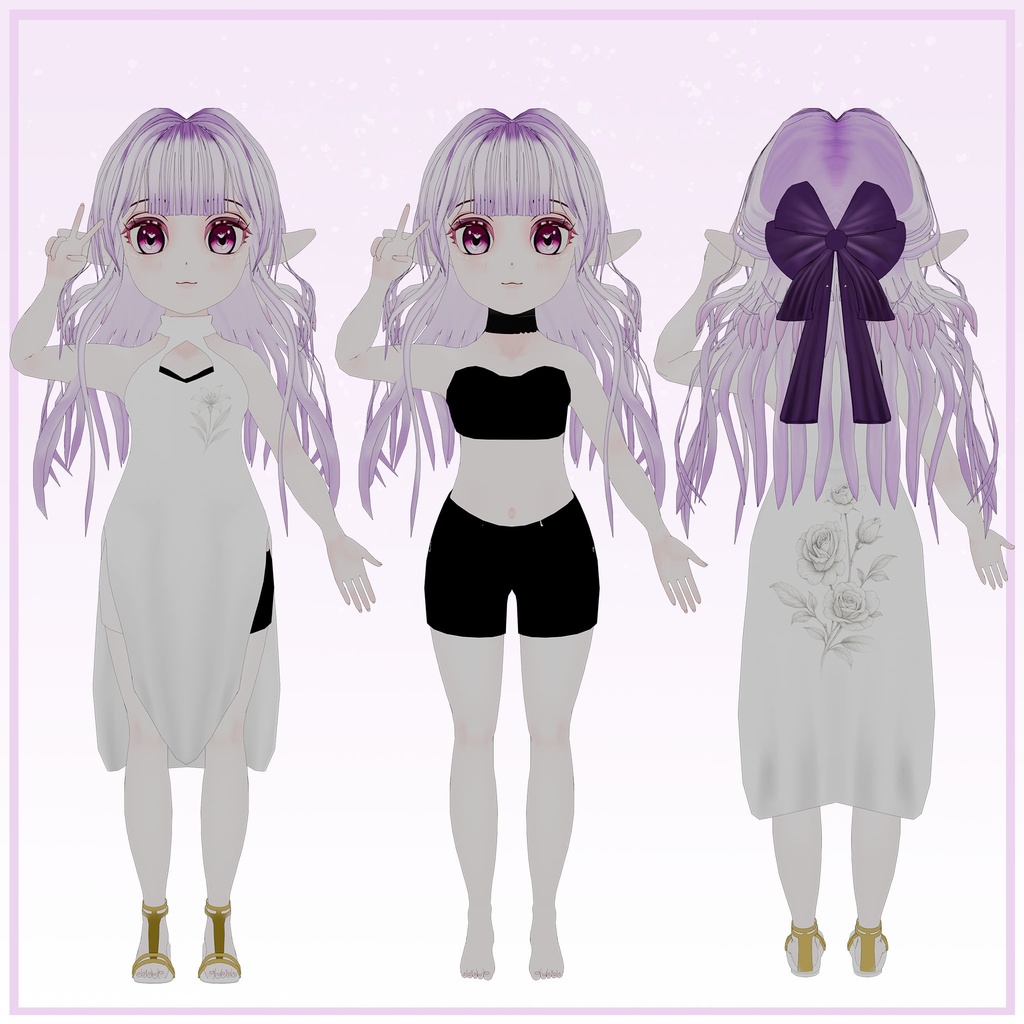 オリジナル3Dモデル「エテルナ」Etena_ver1.00