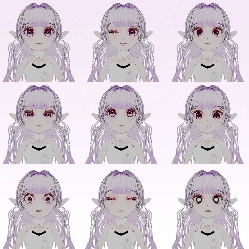 オリジナル3Dモデル「エテルナ」Etena_ver1.00