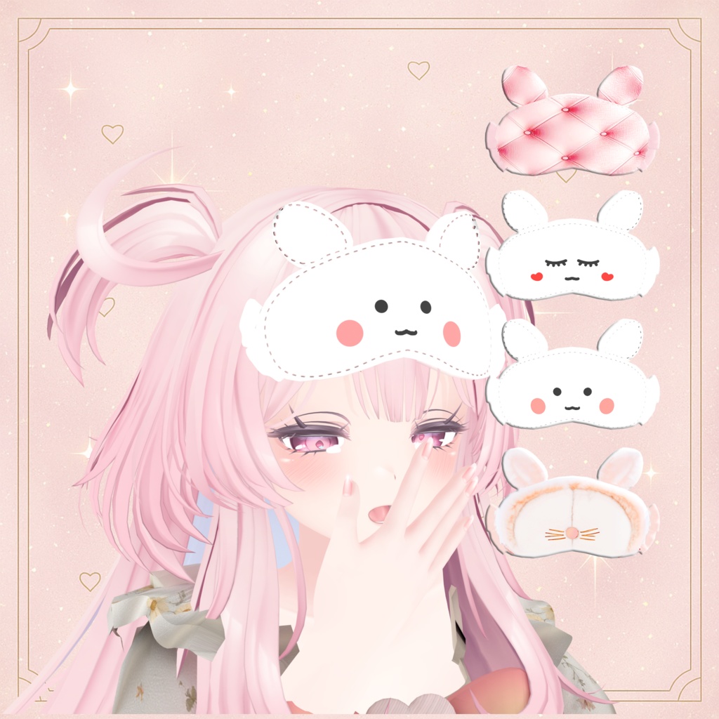 leepy Bunny Eye Mask Pack / Blindfold