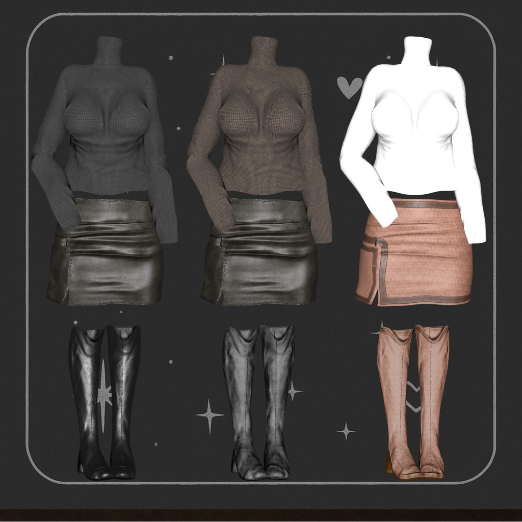 Noir_Muse_Set(+Hair)