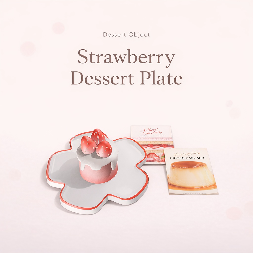 Strawberry Dessert Cake(Blow_Cake)