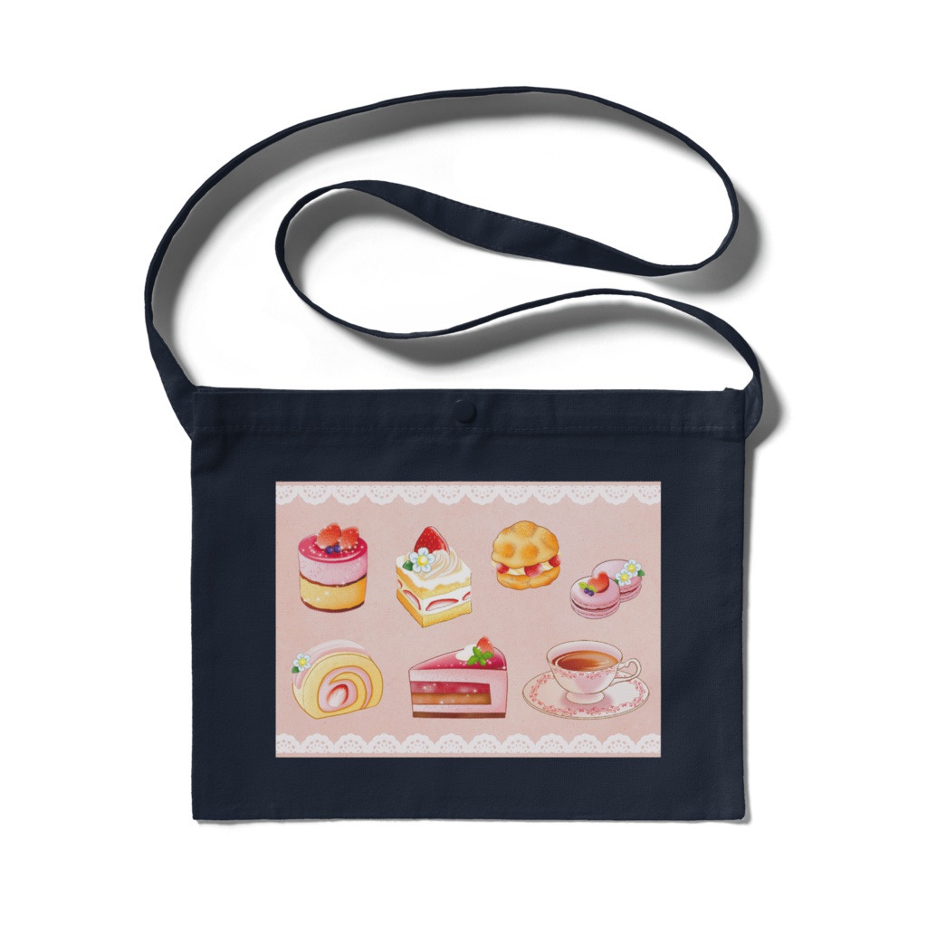 いちごスイーツ☆サコッシュ