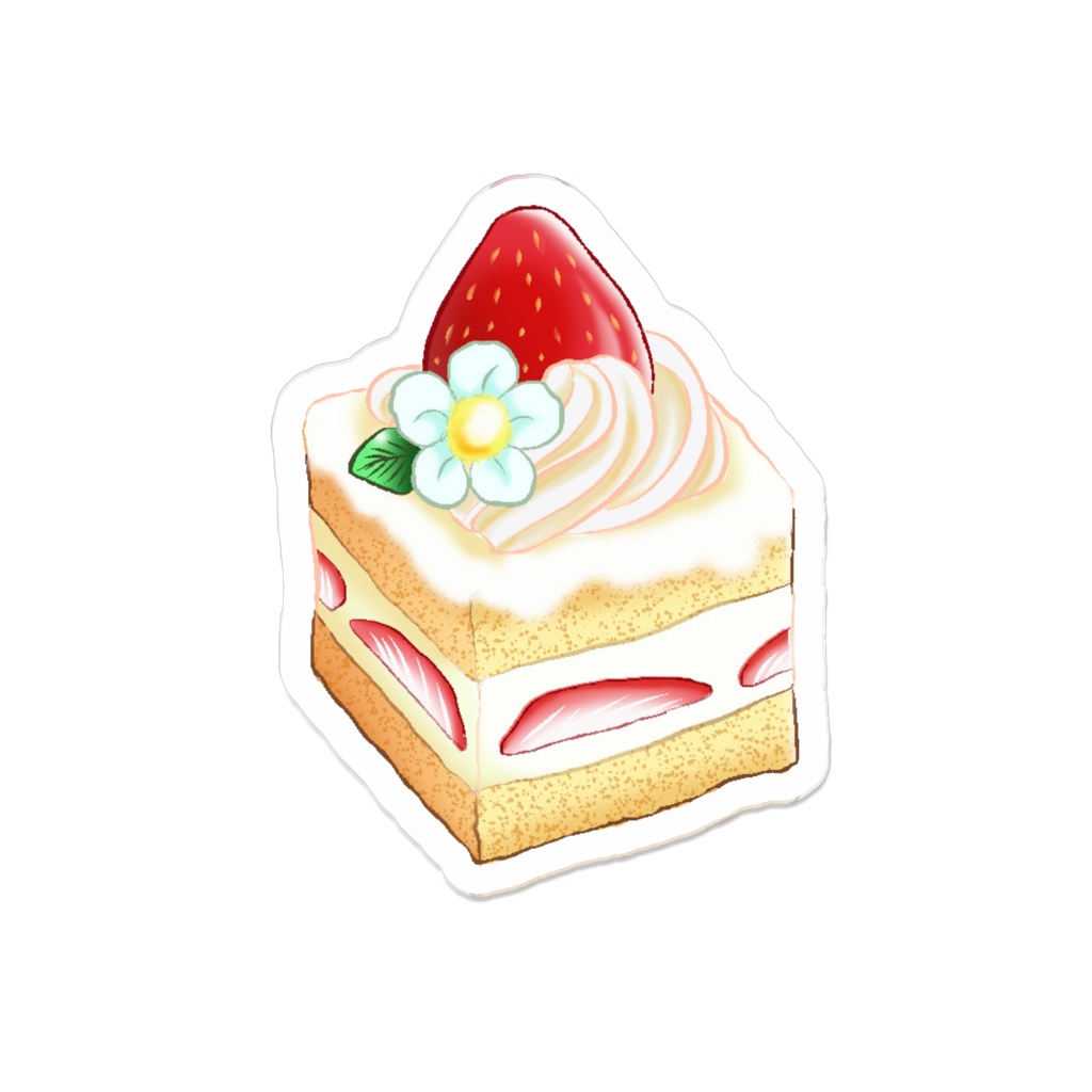 ショートケーキ アクリルクリップ Happy Clover Booth