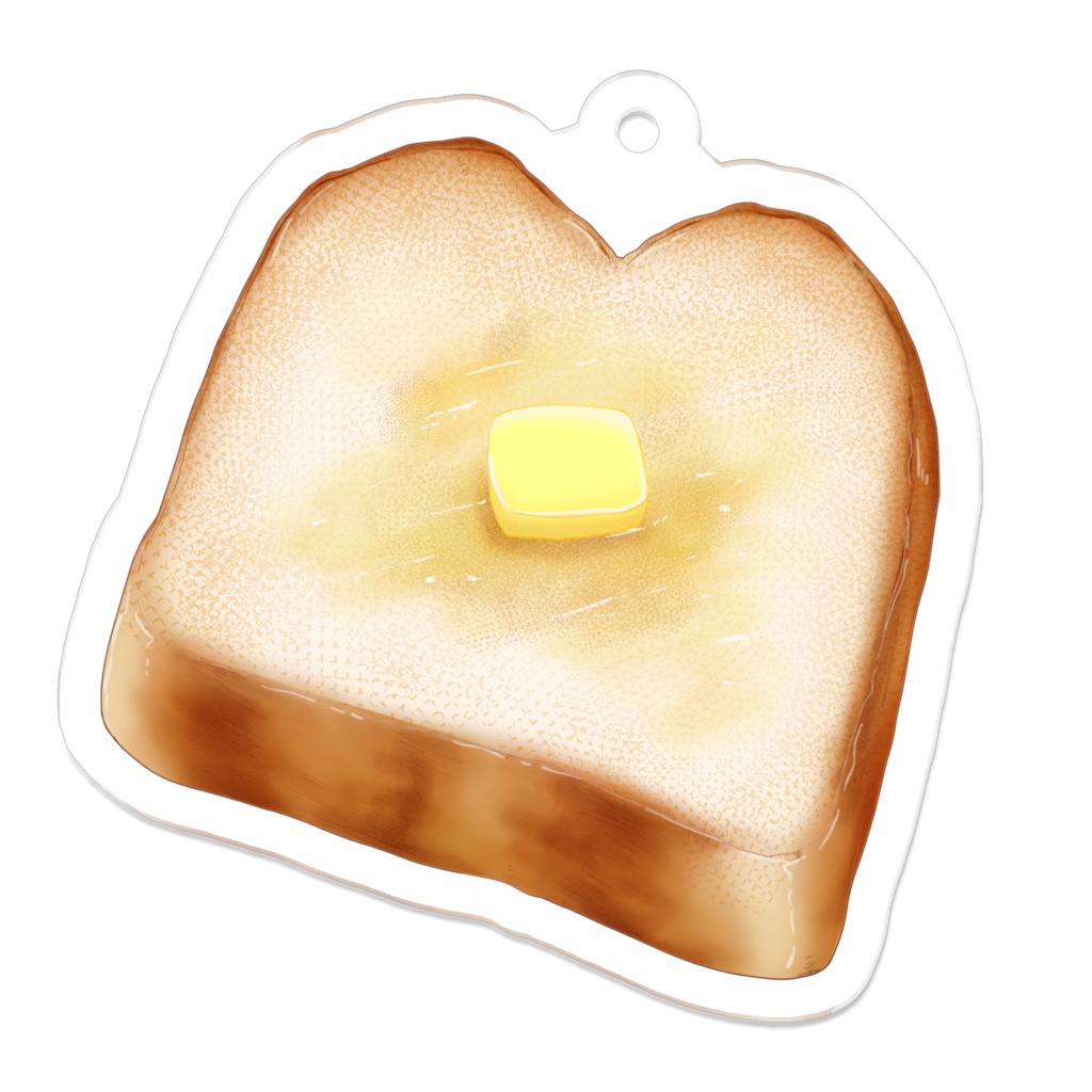 バタートースト☆アクリルキーホルダー