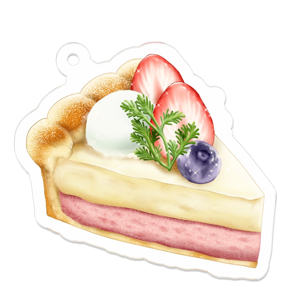 ムースケーキ☆キーホルダー