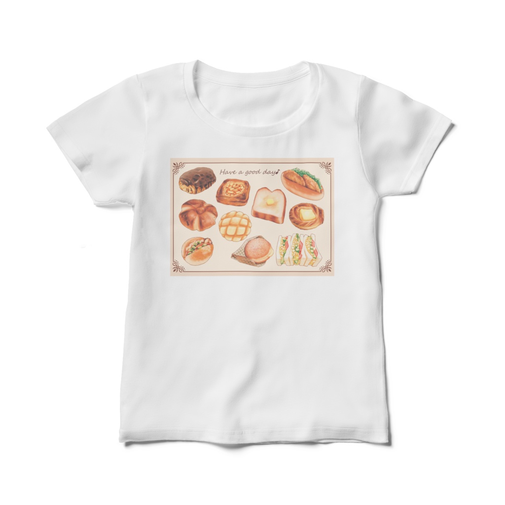 パン達のレディースTシャツ