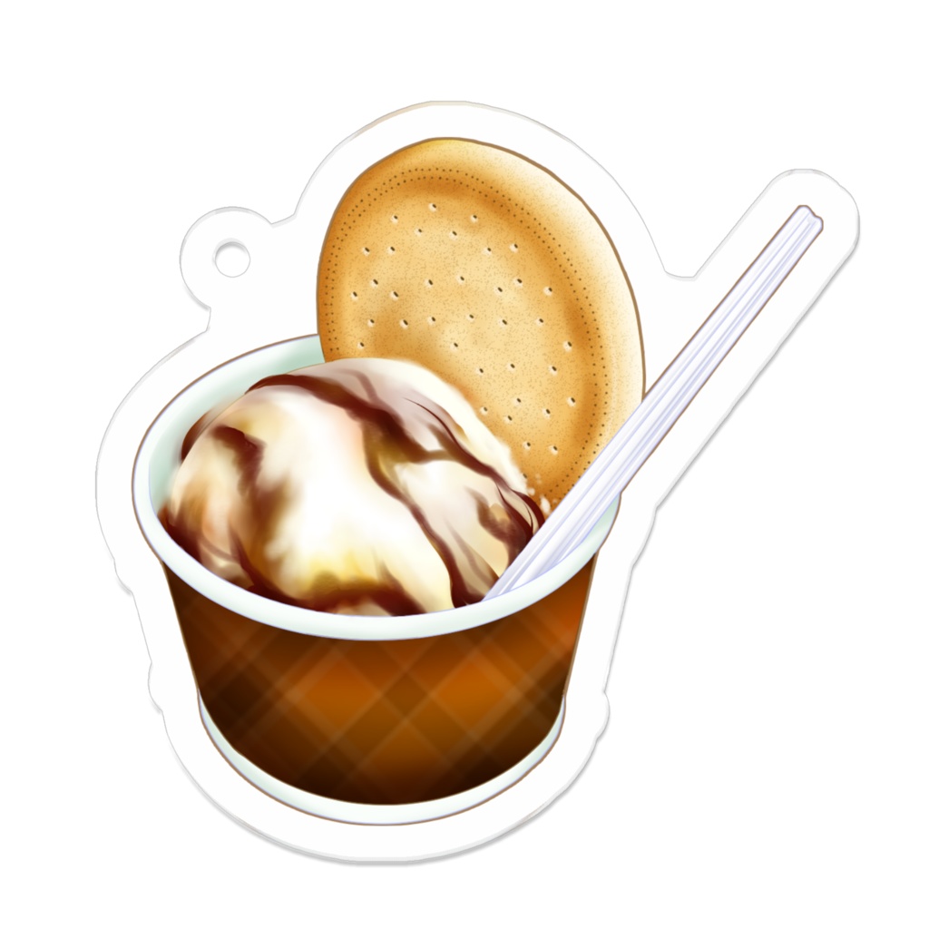 アイスクリームキーホルダー