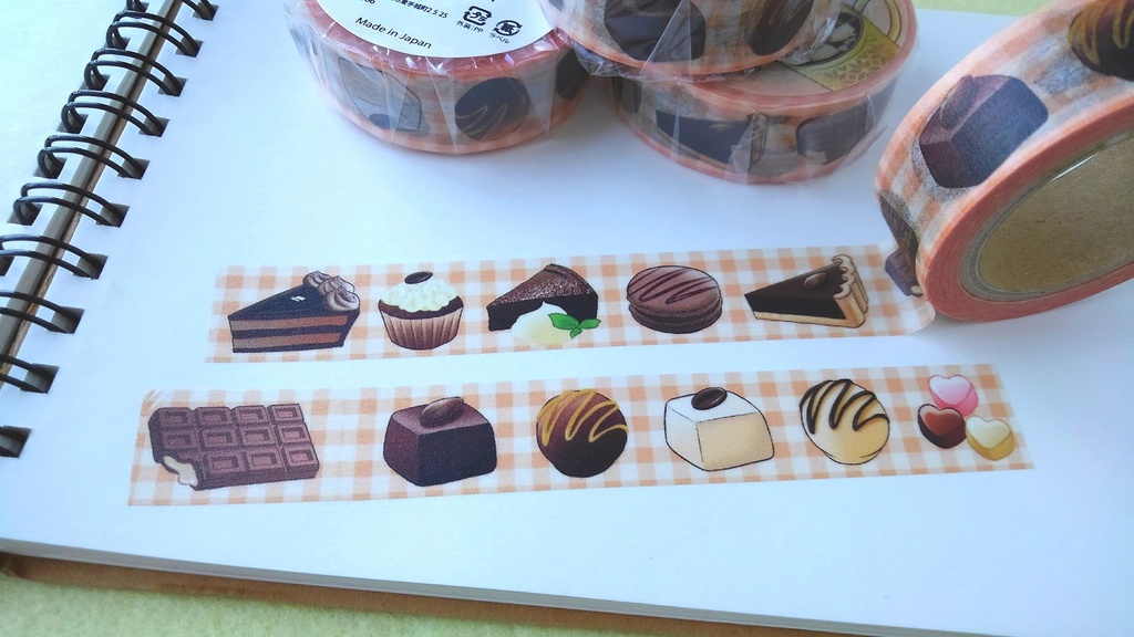 チョコレートスイーツ☆マスキングテープ