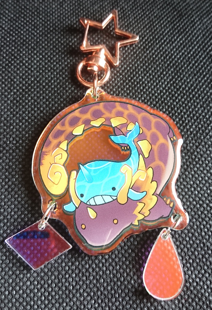 【同人】モラクス&空鯨アクリルキーホルダー