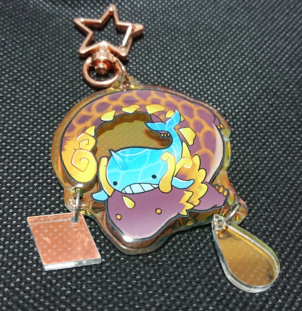 【同人】モラクス&空鯨アクリルキーホルダー