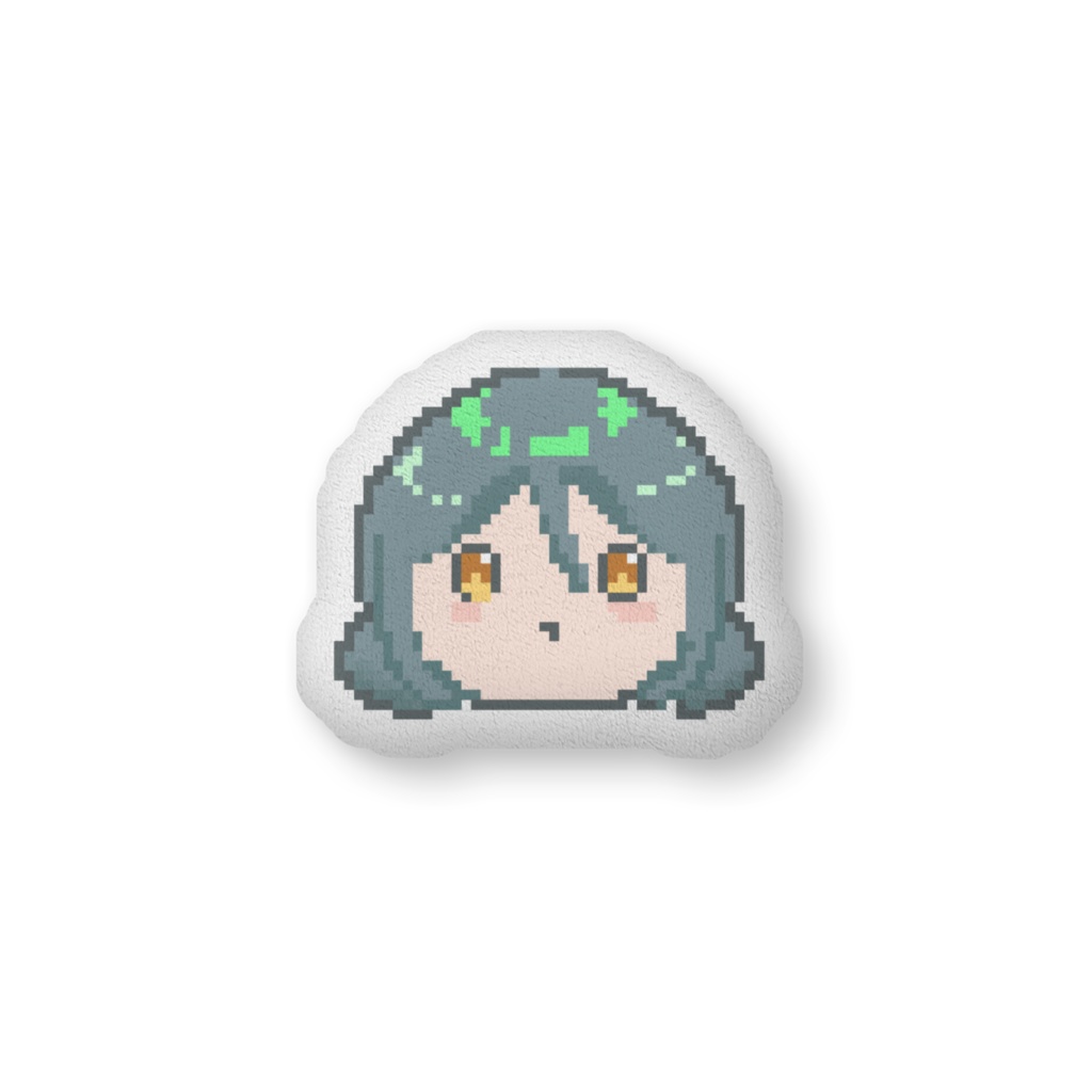 ドット絵女の子クッション