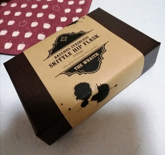 ステンレス ウィスキーボトル100ml(シェイプ/レイス)