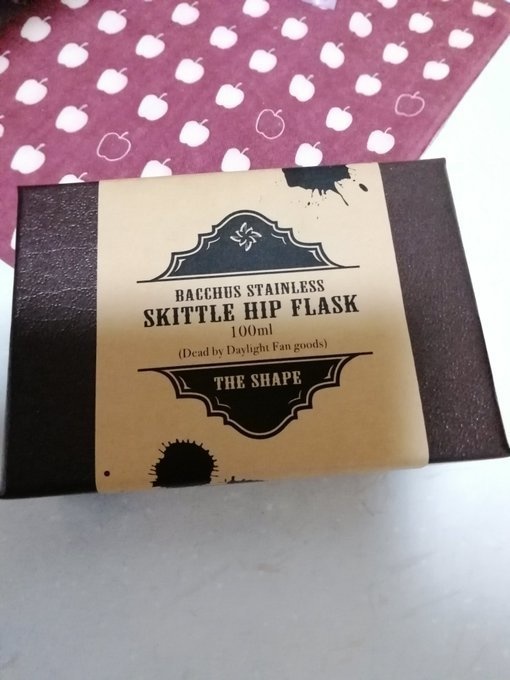 ステンレス ウィスキーボトル100ml(シェイプ/レイス)