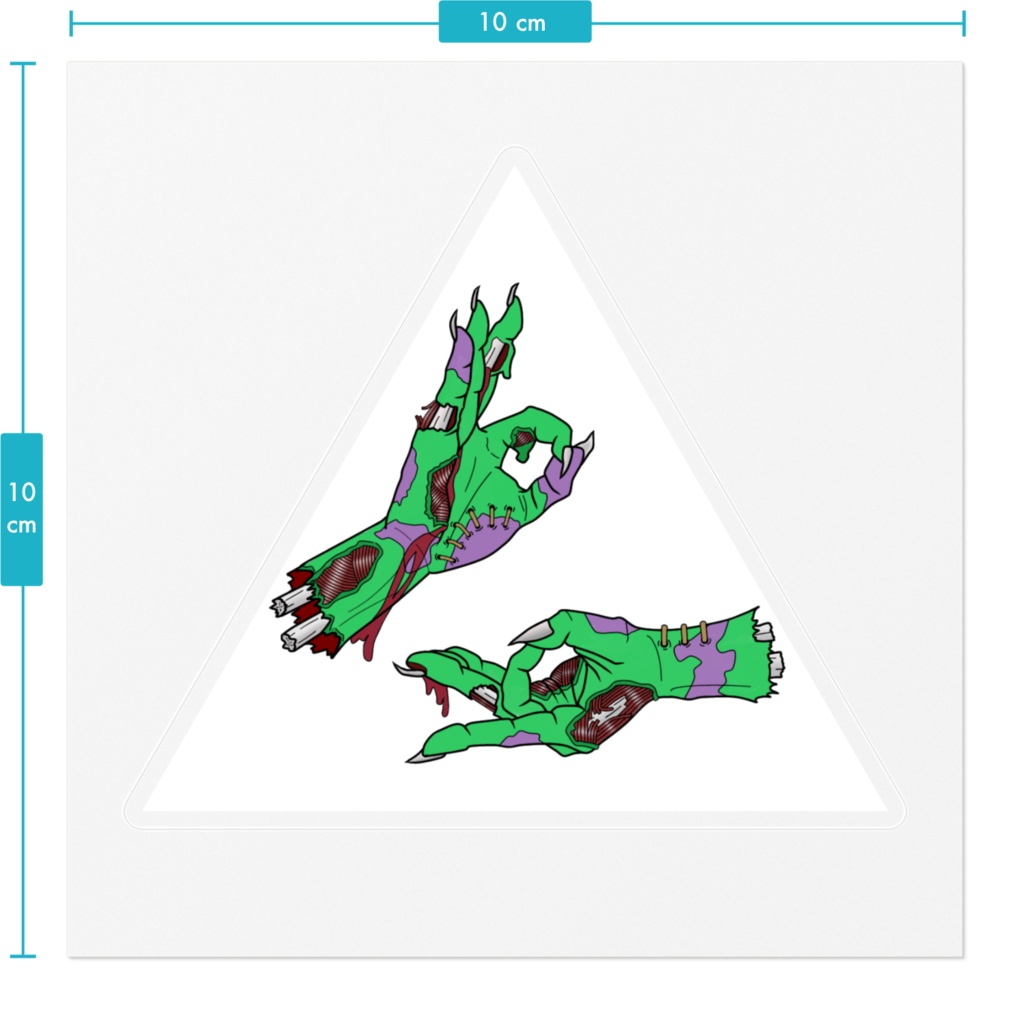 Zombie Buddha ステッカー