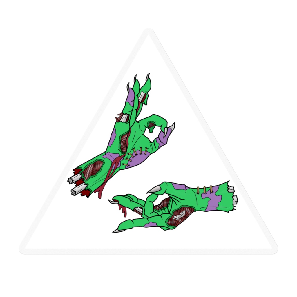 Zombie Buddha ステッカー