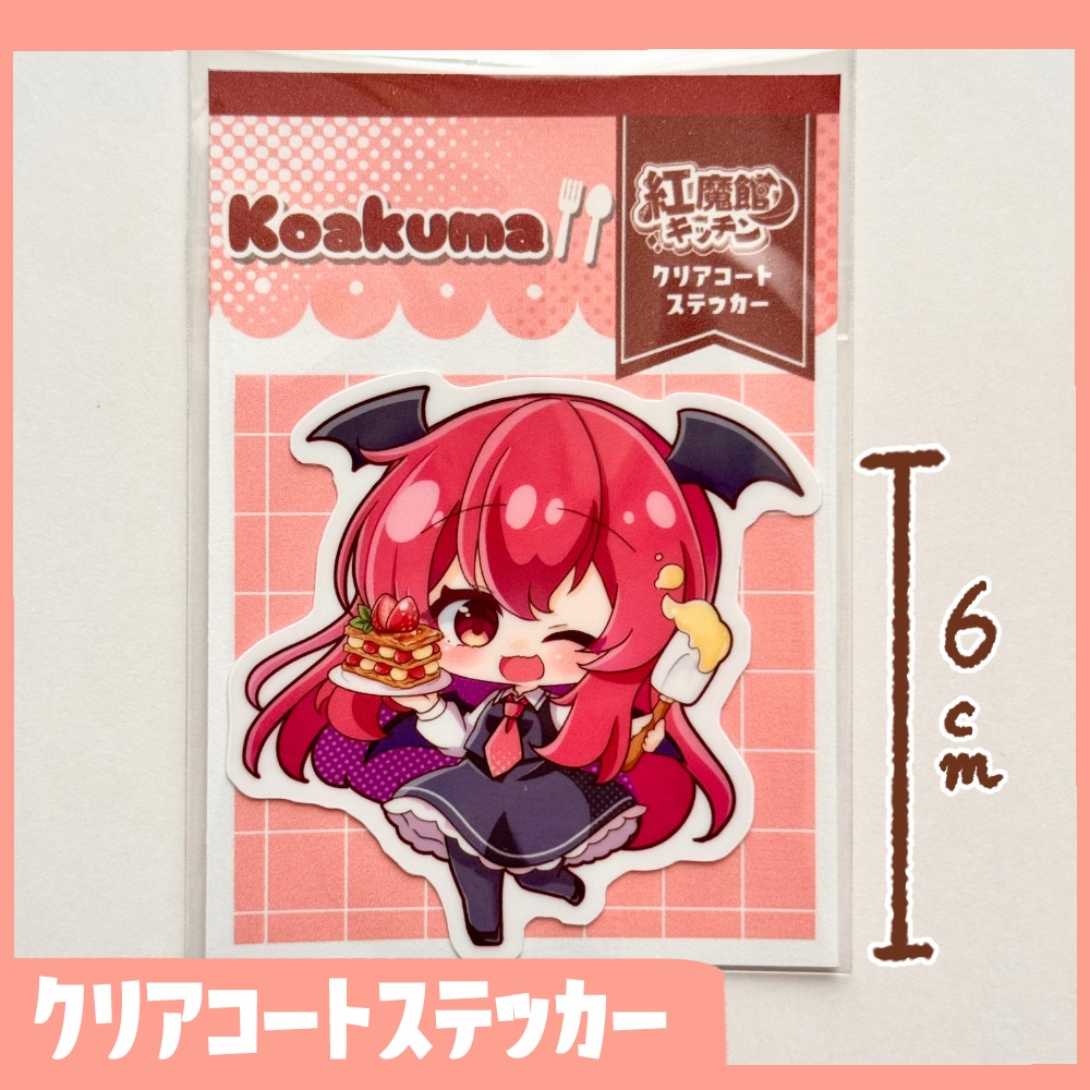 クリアコートステッカー　小悪魔