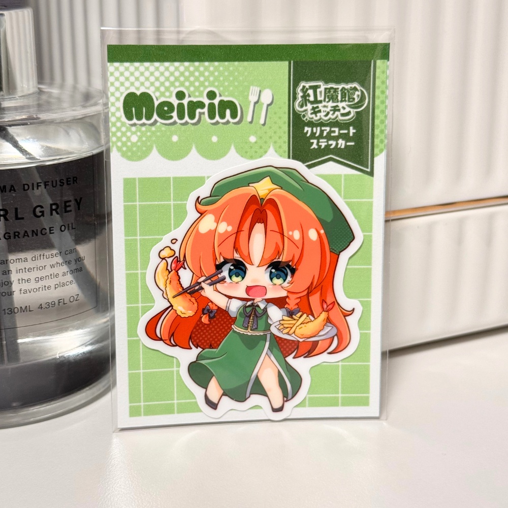 クリアコートステッカー 紅 美鈴
