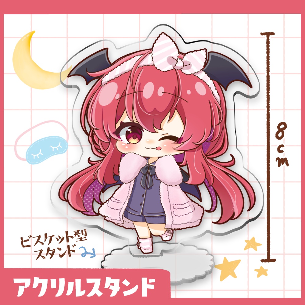小悪魔パジャマ衣装　アクリルスタンド