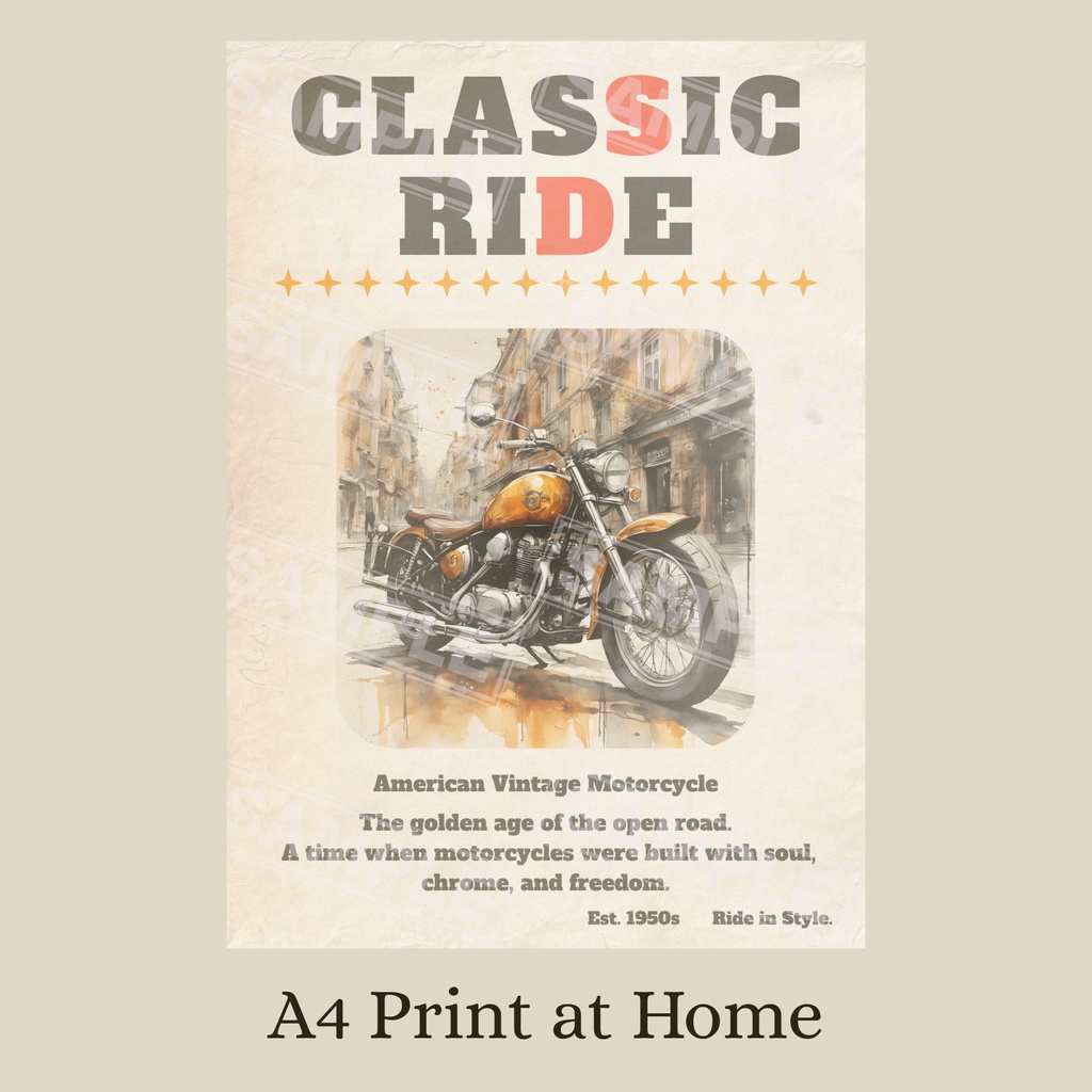 デザインペーパー CLASSIC RIDE