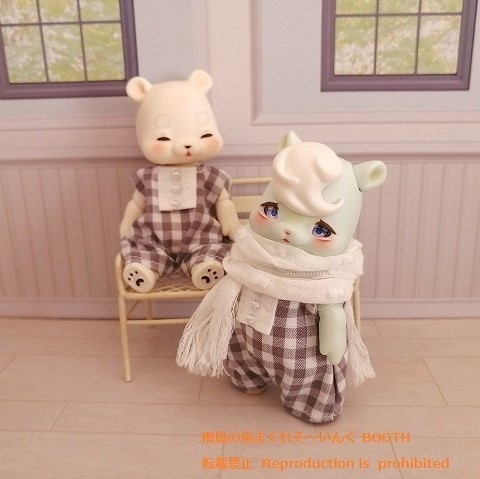 ストール付きロンパース/ストール単品