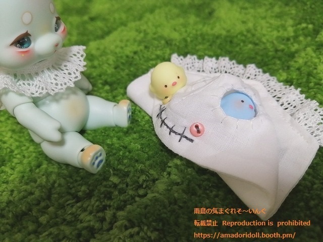 おみみがだせるおばけフードケープ