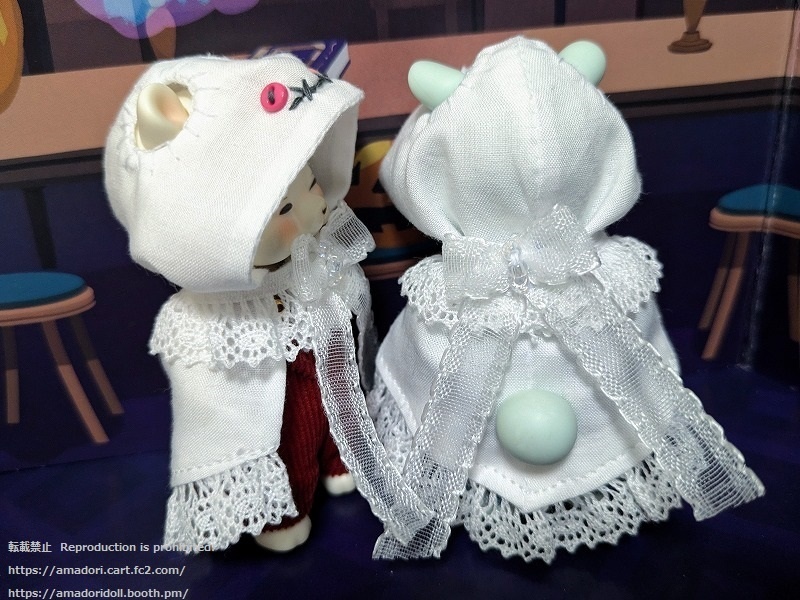 おみみがだせるおばけフードケープ