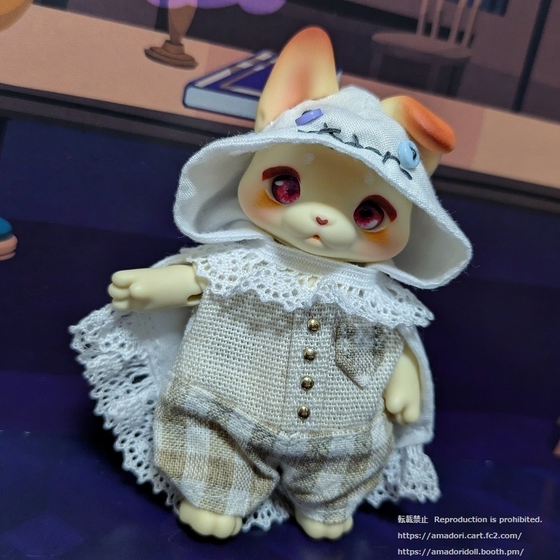 おみみがだせるおばけフードケープ