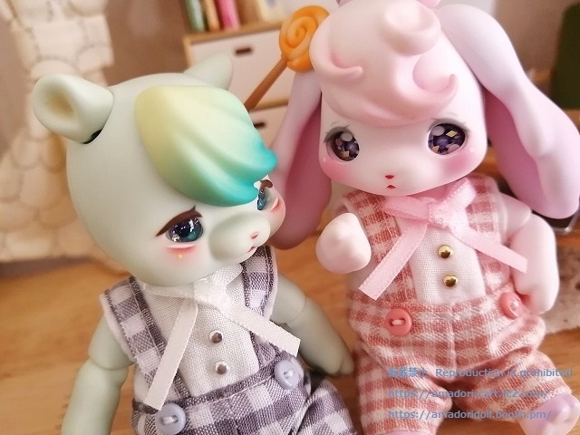 ギンガムチェックのオールインワン