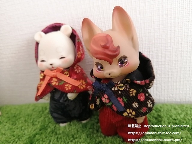 tobiのおみみがだせるフードケープ