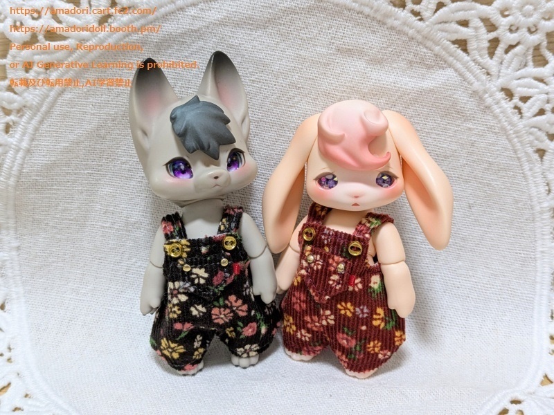 コーデュロイサロペット