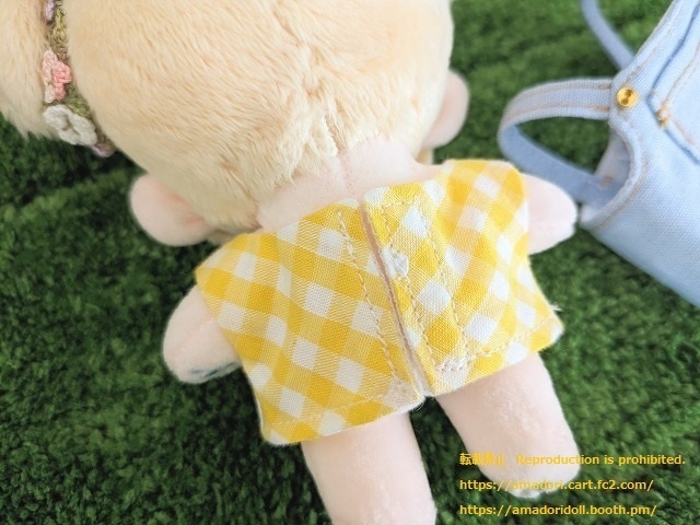 10cmぬい服 サロペットセット