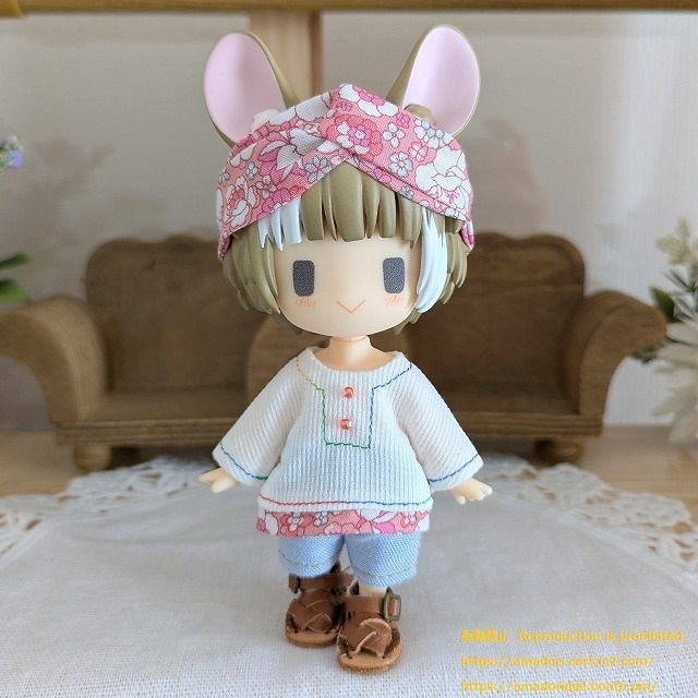 ヘアバンド+シャツセット