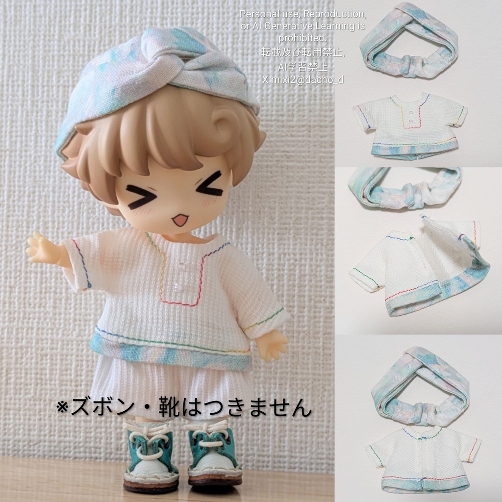 ヘアバンド＋シャツセット