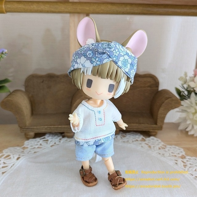 ヘアバンド+シャツセット