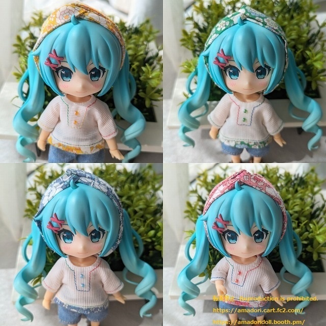 ヘアバンド+シャツセット