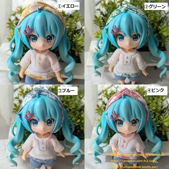 ヘアバンド+シャツセット
