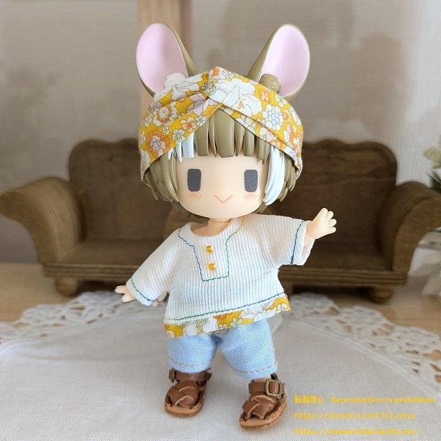 ヘアバンド+シャツセット