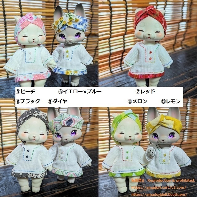 ヘアバンド+シャツセット(cocoriangサイズ)