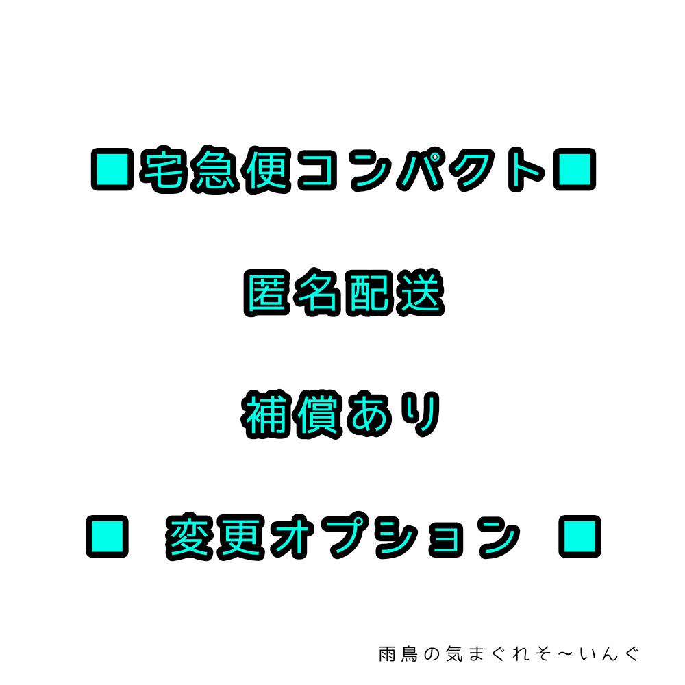 【匿名配送】宅急便コンパクト あんしんBOOTHパック【変更オプション】